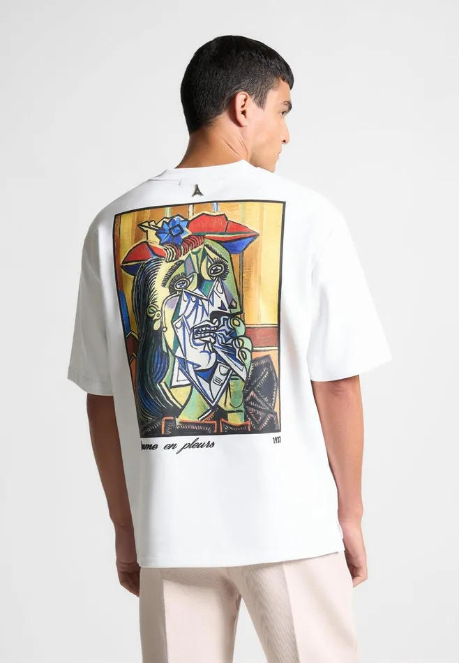 Men Manire De Voir Picasso TShirt White