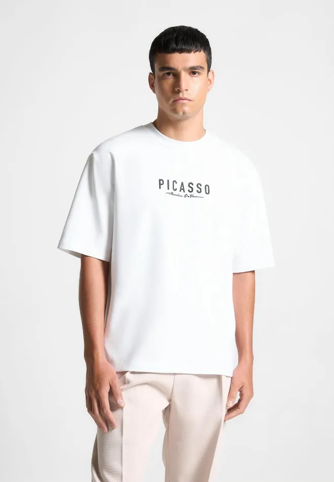 Men Manire De Voir Picasso TShirt White
