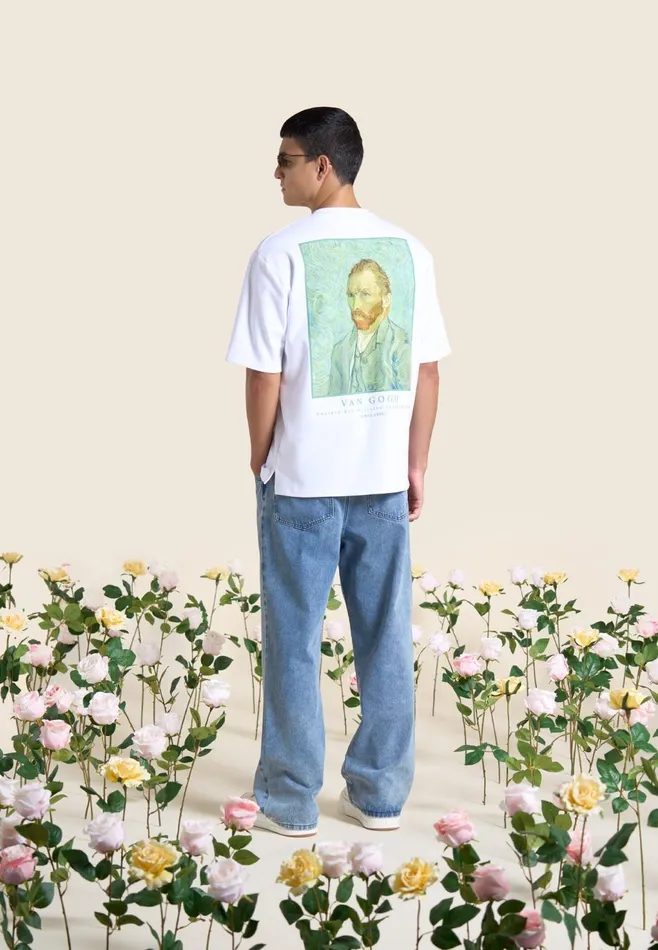 Men Manire De Voir Van Gogh Self Portrait TShirt White