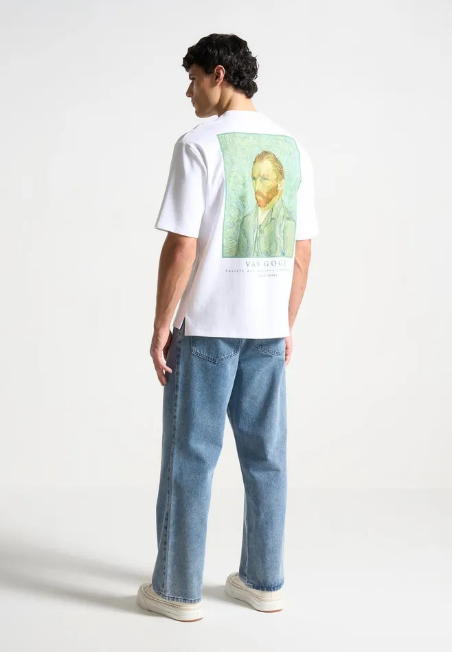 Men Manire De Voir Van Gogh Self Portrait TShirt White