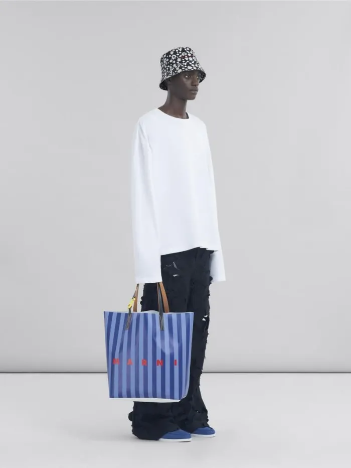 Men Marni Tops and Tshirts White Oversized Organic Cotton TShirt