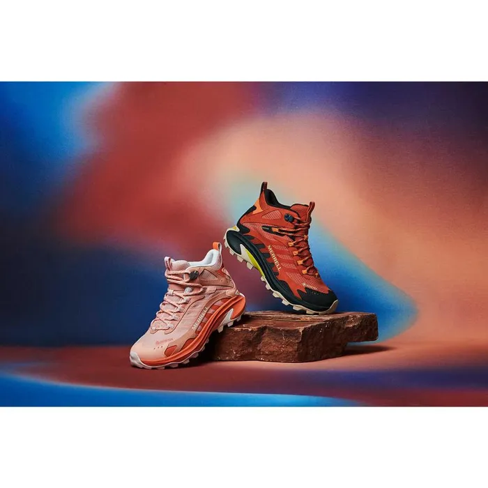 Men Merrell Boots Moab Speed 2 Mid GORETEX Clay Men Merrell Boots Moab Speed 2 Mid GORETEX Clay