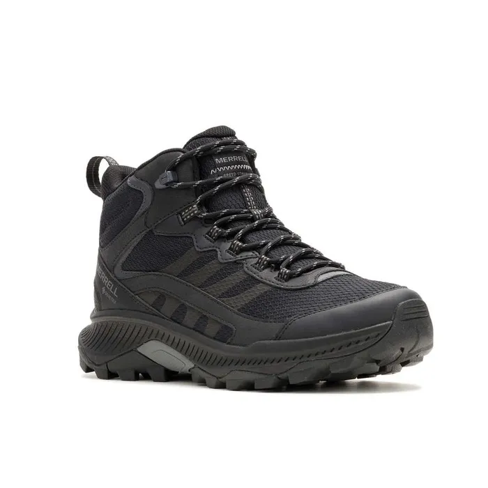 Men Merrell Boots Speed Strike 2 Mid GORETEX Black Men Merrell Boots Speed Strike 2 Mid GORETEX Black