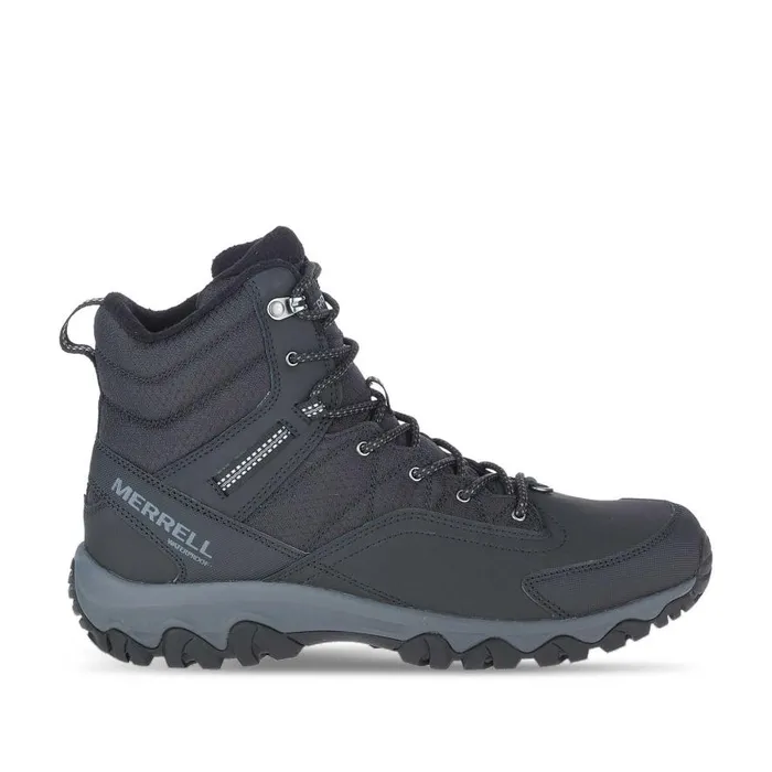 Men Merrell Boots Thermo Akita Mid Waterproof Black