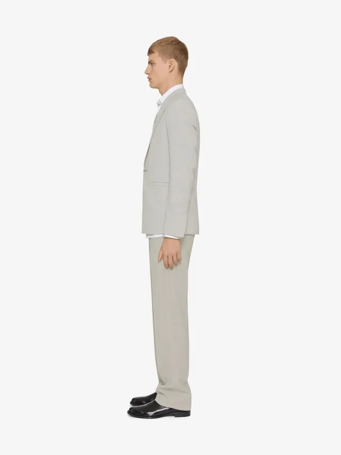 Men Pants and Shorts Givenchy Tailored Pants In Wool Cloud Grey