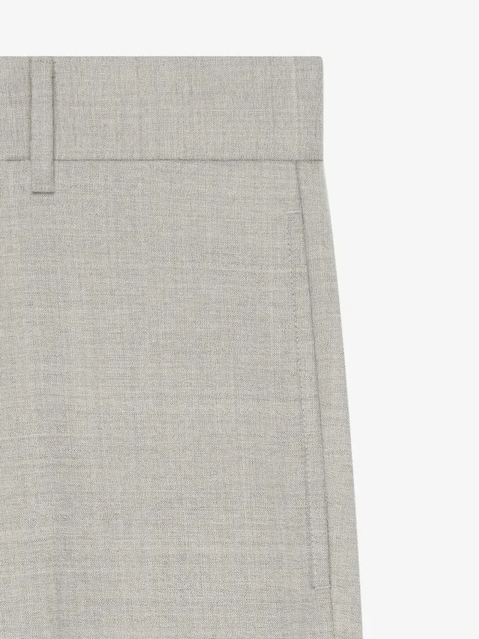 Men Pants and Shorts Givenchy Tailored Pants In Wool Cloud Grey