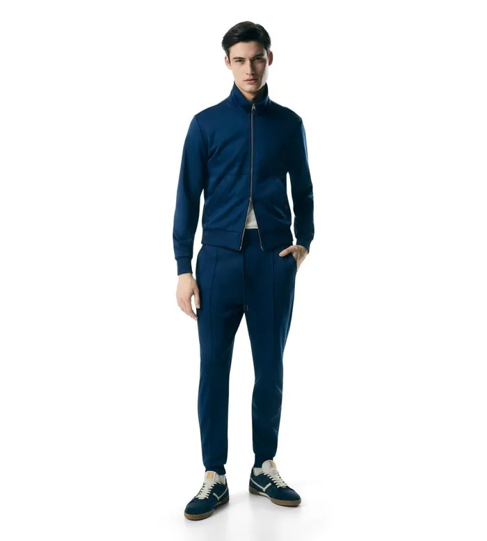 Men Pants and Shorts Tom Ford Technical Cotton Jogger Midnight Blue Men Pants and Shorts Tom Ford Technical Cotton Jogger Midnight Blue