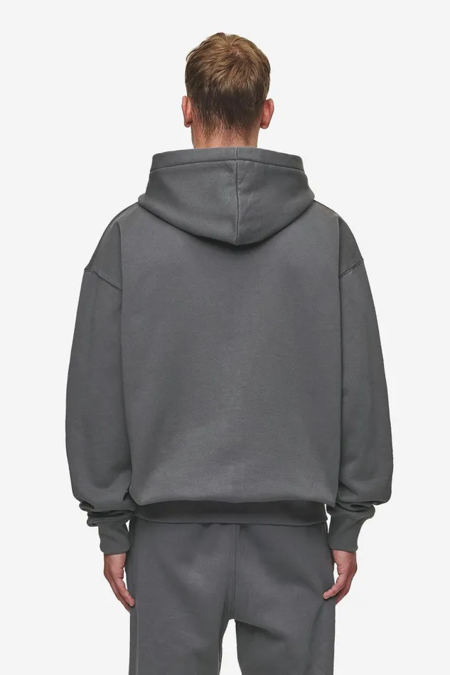Men Pegador Hoodies Logo Oversized Sweat Jacket Washed Anthracite Men Pegador Hoodies Logo Oversized Sweat Jacket Washed Anthracite