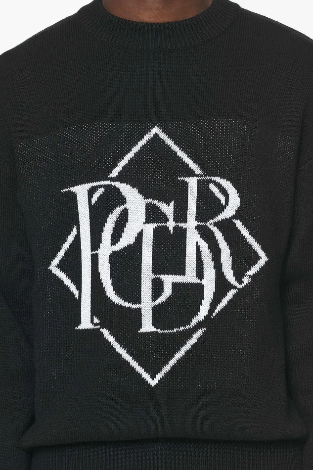Men Pegador Knitwear Valk Knit Sweater Onyx Black Men Pegador Knitwear Valk Knit Sweater Onyx Black