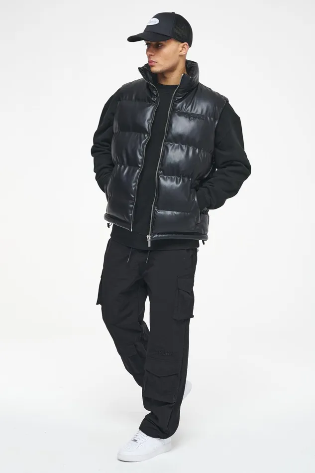 Men Pegador Pants and Joggers Bonac Baggy Track Pants Black Men Pegador Pants and Joggers Bonac Baggy Track Pants Black