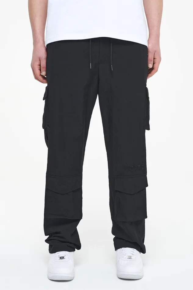 Men Pegador Pants and Joggers Bonac Baggy Track Pants Black Men Pegador Pants and Joggers Bonac Baggy Track Pants Black
