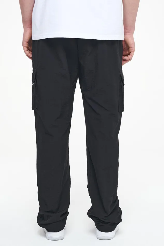 Men Pegador Pants and Joggers Bonac Baggy Track Pants Black Men Pegador Pants and Joggers Bonac Baggy Track Pants Black