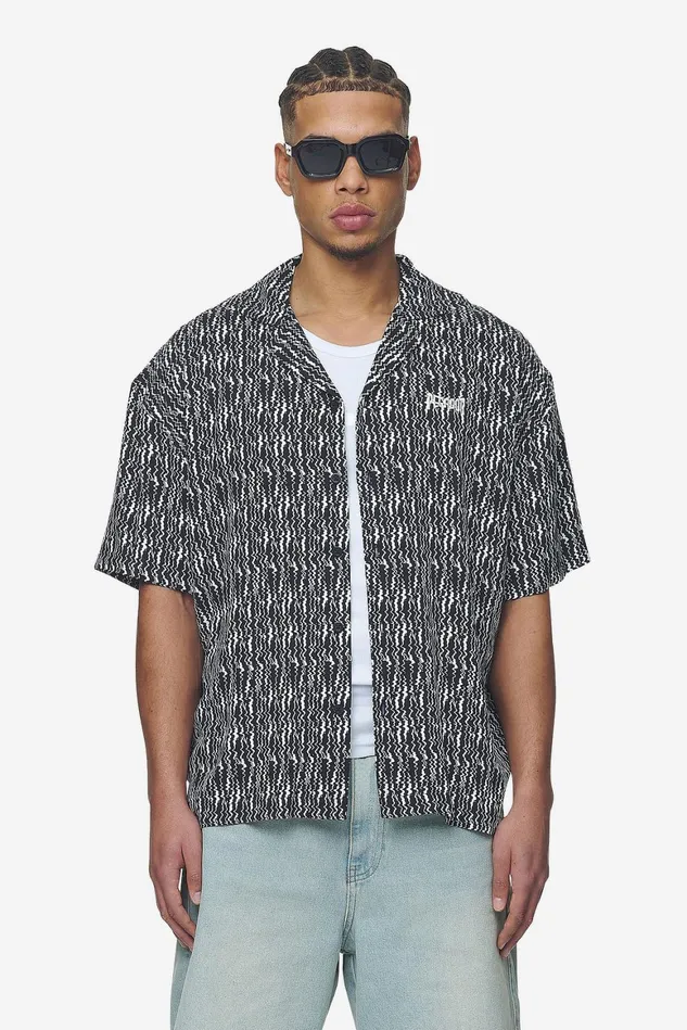 Men Pegador Shirts Zircon Summer Shirt Black