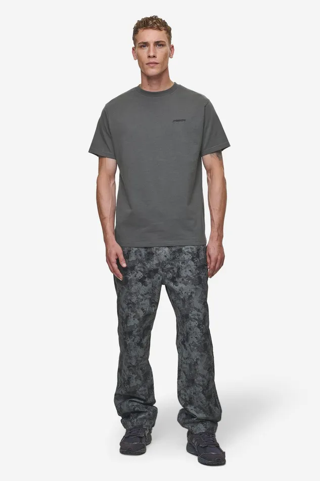 Men Pegador Tees Bane Slim Tee Washed Anthracite Men Pegador Tees Bane Slim Tee Washed Anthracite