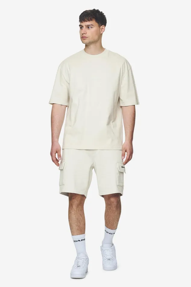 Men Pegador Tees Colne Logo Oversized Tee Washed Salty Cream Baby Blue Men Pegador Tees Colne Logo Oversized Tee Washed Salty Cream Baby Blue