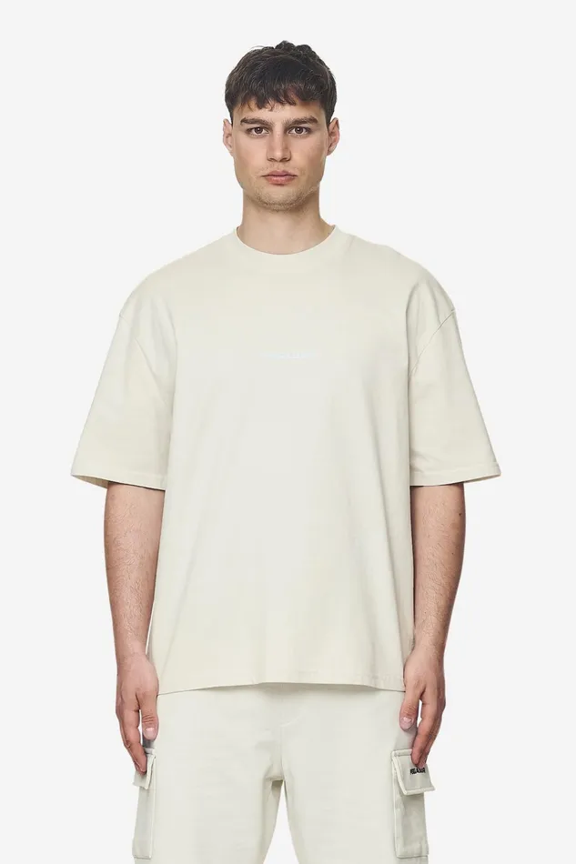 Men Pegador Tees Colne Logo Oversized Tee Washed Salty Cream Baby Blue Men Pegador Tees Colne Logo Oversized Tee Washed Salty Cream Baby Blue