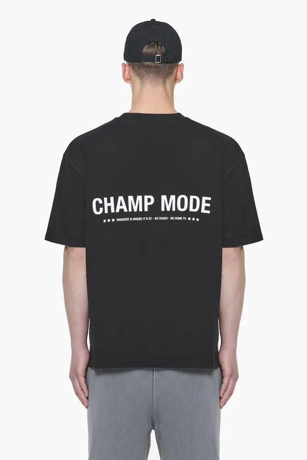 Men Pegador Tees Dike Oversized Tee Vintage Onyx Black