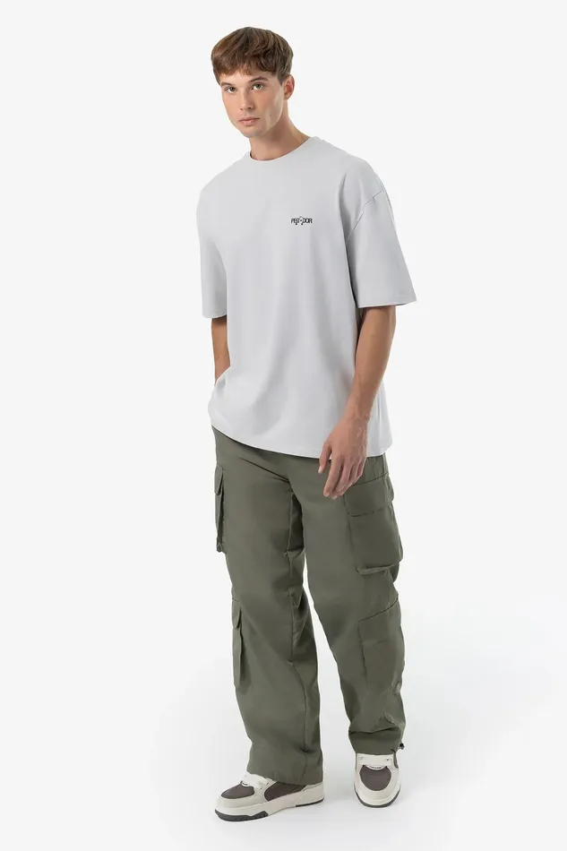 Men Pegador Tees Hyde Oversized Tee Washed Clear Grey Men Pegador Tees Hyde Oversized Tee Washed Clear Grey