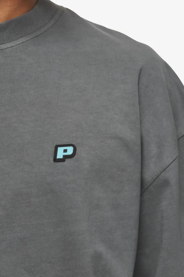 Men Pegador Tees Leono Boxy Tee Vintage Grey Sky Blue Gum Men Pegador Tees Leono Boxy Tee Vintage Grey Sky Blue Gum