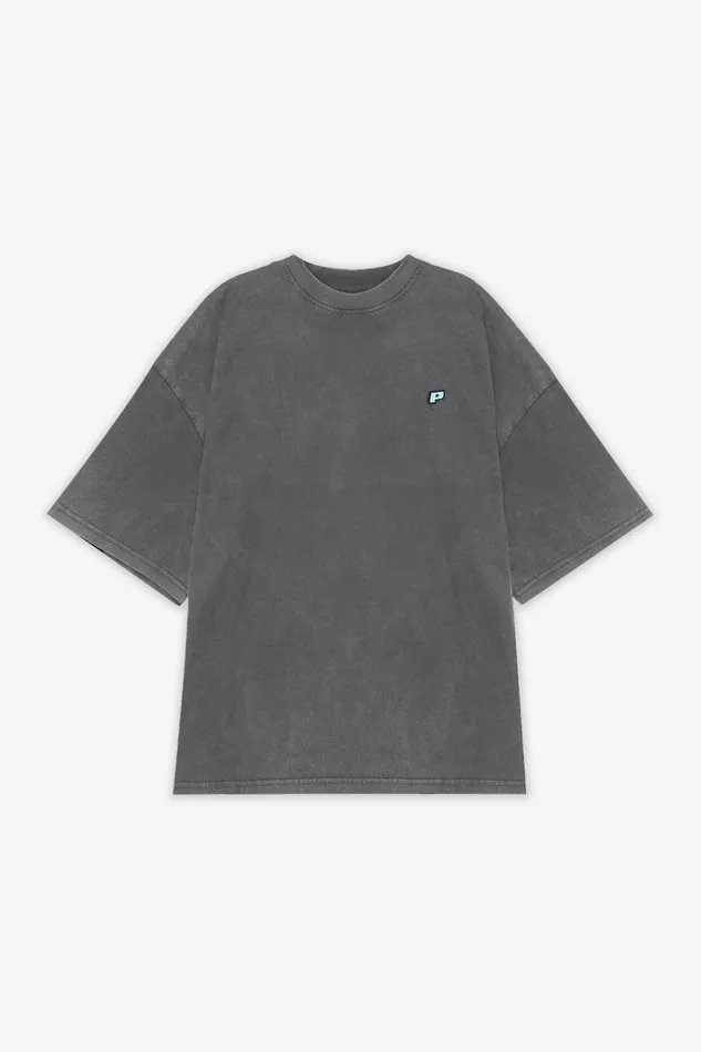 Men Pegador Tees Leono Boxy Tee Vintage Grey Sky Blue Gum Men Pegador Tees Leono Boxy Tee Vintage Grey Sky Blue Gum