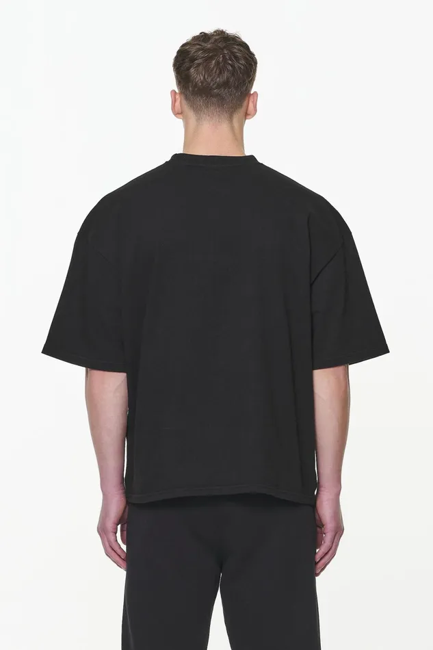 Men Pegador Tees Logo Boxy Tee Vintage Washed Onyx Black Men Pegador Tees Logo Boxy Tee Vintage Washed Onyx Black