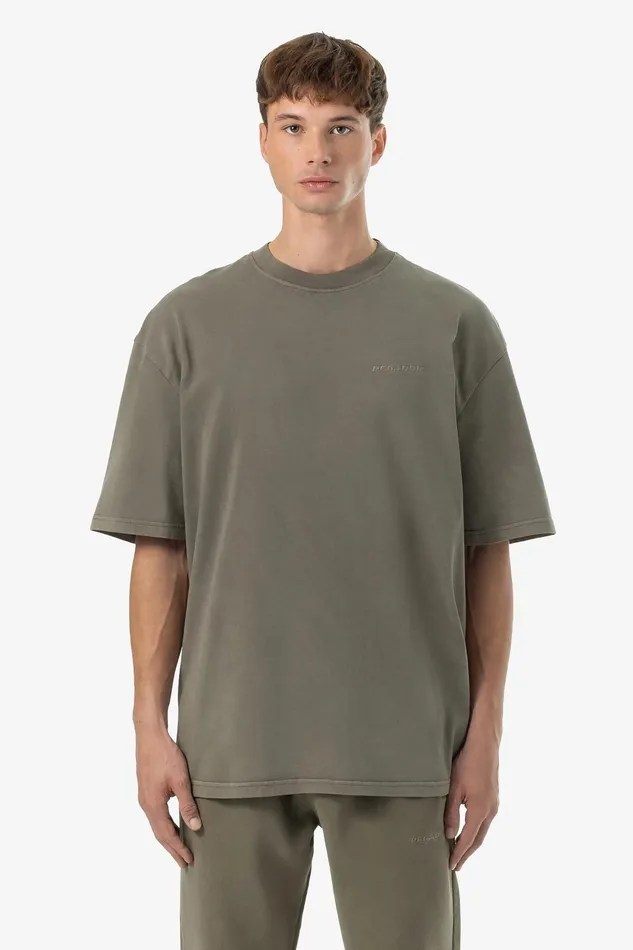 Men Pegador Tees Logo Oversized Tee Vintage Faded Olive
