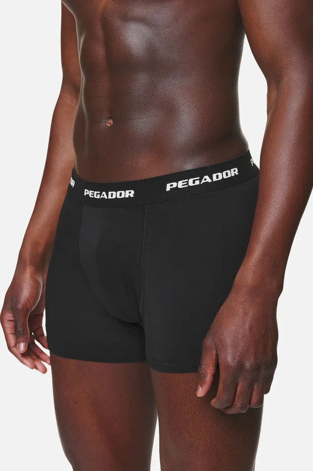 Men Pegador Underwear Tantun Boxershorts 3 Pack Black Grey Melange White Men Pegador Underwear Tantun Boxershorts 3 Pack Black Grey Melange White