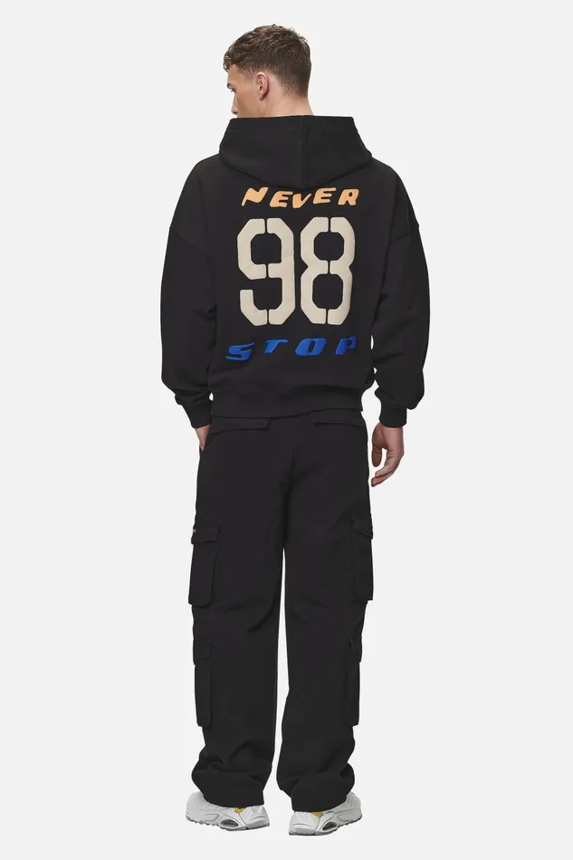 Men Pegador Zip Hoodies Corey Terry Boxy Sweat Jacket Washed Black Men Pegador Zip Hoodies Corey Terry Boxy Sweat Jacket Washed Black
