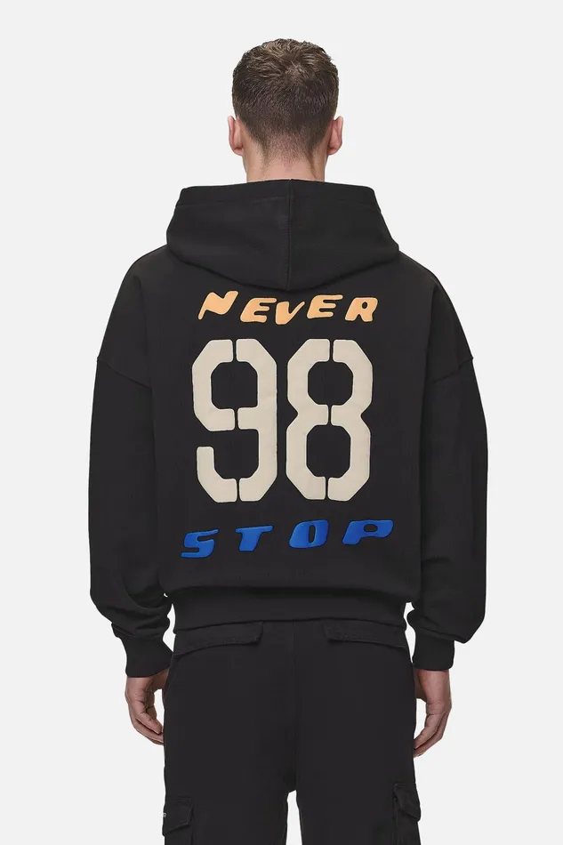 Men Pegador Zip Hoodies Corey Terry Boxy Sweat Jacket Washed Black Men Pegador Zip Hoodies Corey Terry Boxy Sweat Jacket Washed Black