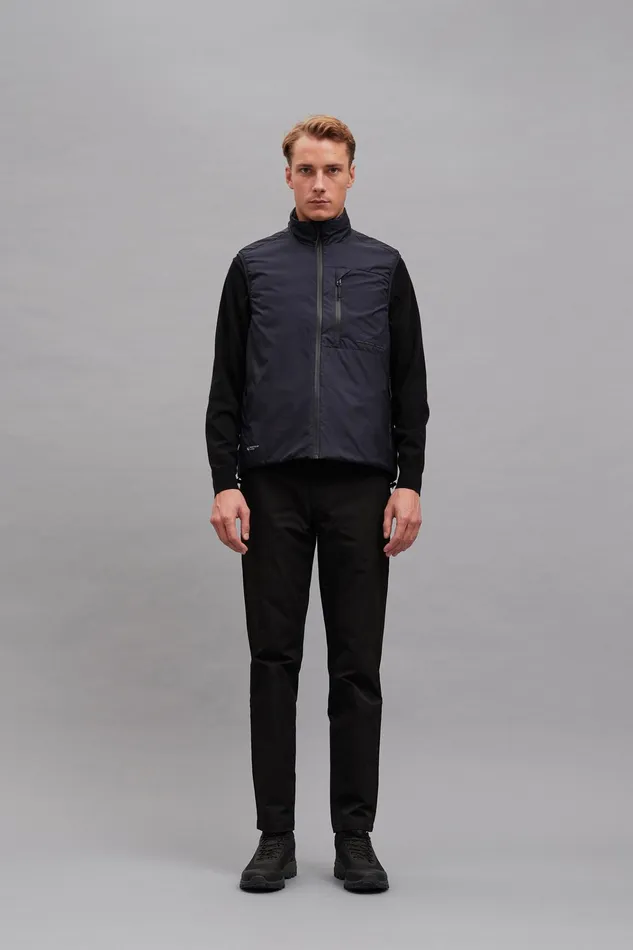 Men Pertex Quantum Midlayer Vest Dark Navy Norse Projects Outerwear