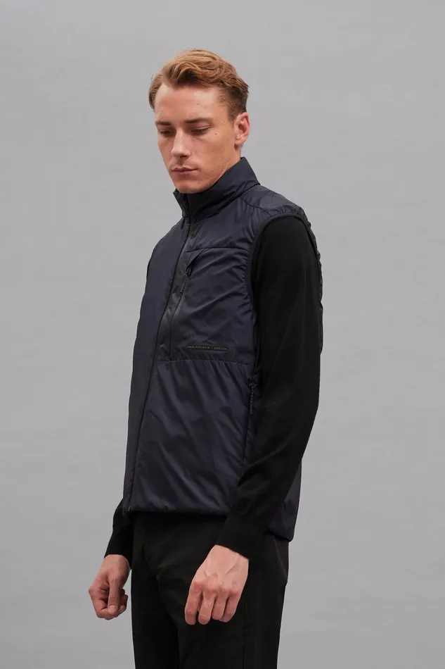 Men Pertex Quantum Midlayer Vest Dark Navy Norse Projects Outerwear