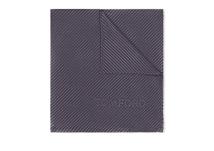 Men Pocket Squares Tom Ford Twill Jacquard Pocket Square Light Purple