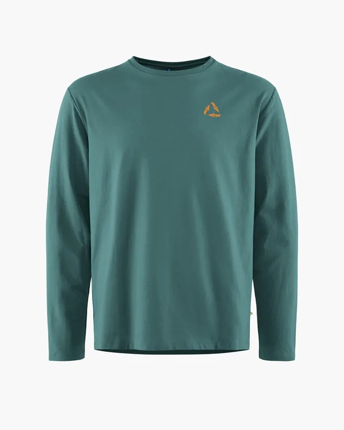 Men Runa Commitment 20 LongSleeve Tee Frost Green Klttermusen TShirts