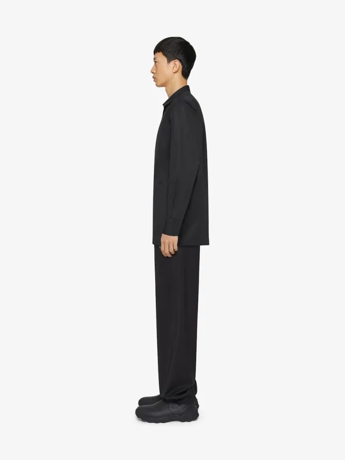 Men Shirts Givenchy Shirt In Poplin Black