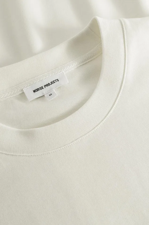 Men Simon Loose Organic Heavy Jersey Large N TShirt Ecru Norse Projects TShirts