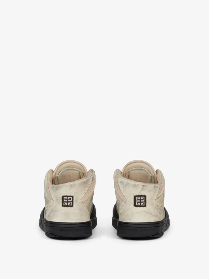 Men Sneakers Givenchy Skate Sneakers In Nubuck And Synthetic Fiber White Men Sneakers Givenchy Skate Sneakers In Nubuck And Synthetic Fiber White