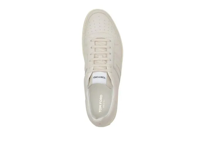 Men Sneakers Tom Ford Smooth Leather Radcliffe Sneaker Marble Men Sneakers Tom Ford Smooth Leather Radcliffe Sneaker Marble