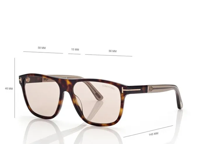 Men SUNGLASSES Tom Ford Frances Sunglasses Dark Havana Men SUNGLASSES Tom Ford Frances Sunglasses Dark Havana