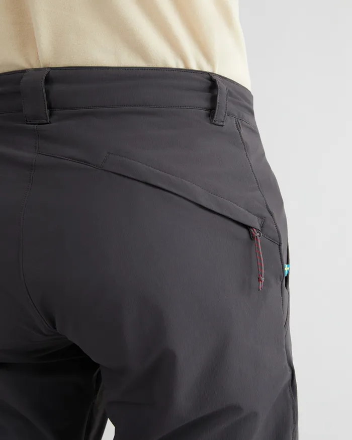 Men Vanadis 30 Light WindStretch Pants Raven Klttermusen Pants