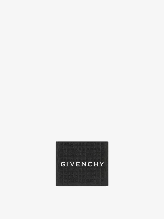 Men Wallets and Card Holders Givenchy GIVENCHY Wallet In 4G Micro Leather Black
