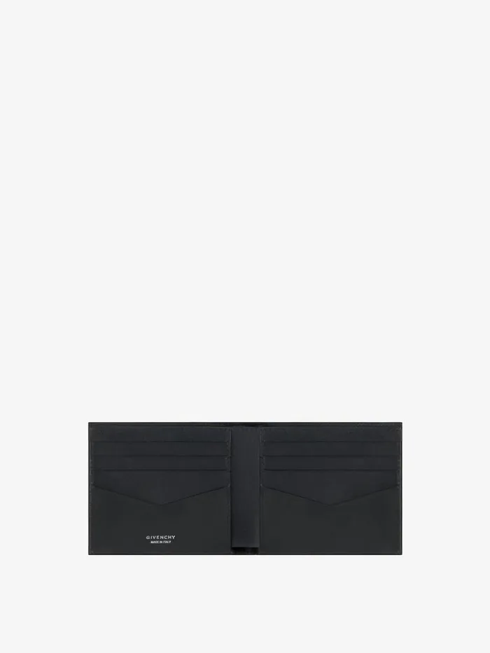 Men Wallets and Card Holders Givenchy GIVENCHY Wallet In 4G Micro Leather Black Men Wallets and Card Holders Givenchy GIVENCHY Wallet In 4G Micro Leather Black