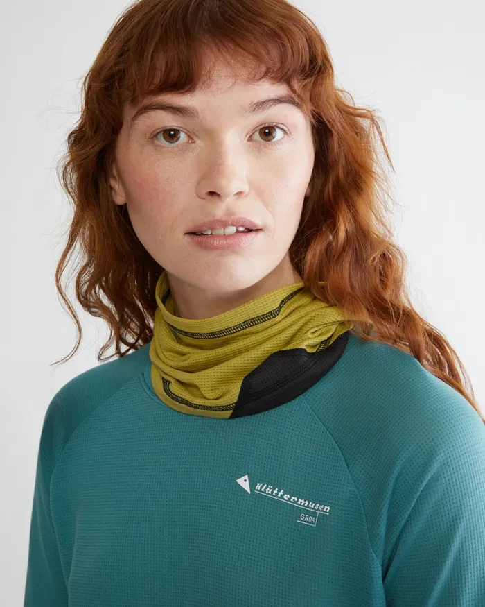 MenWomen Allvis Neck Gaiter Raven Klttermusen Scarves and Neckwarmers