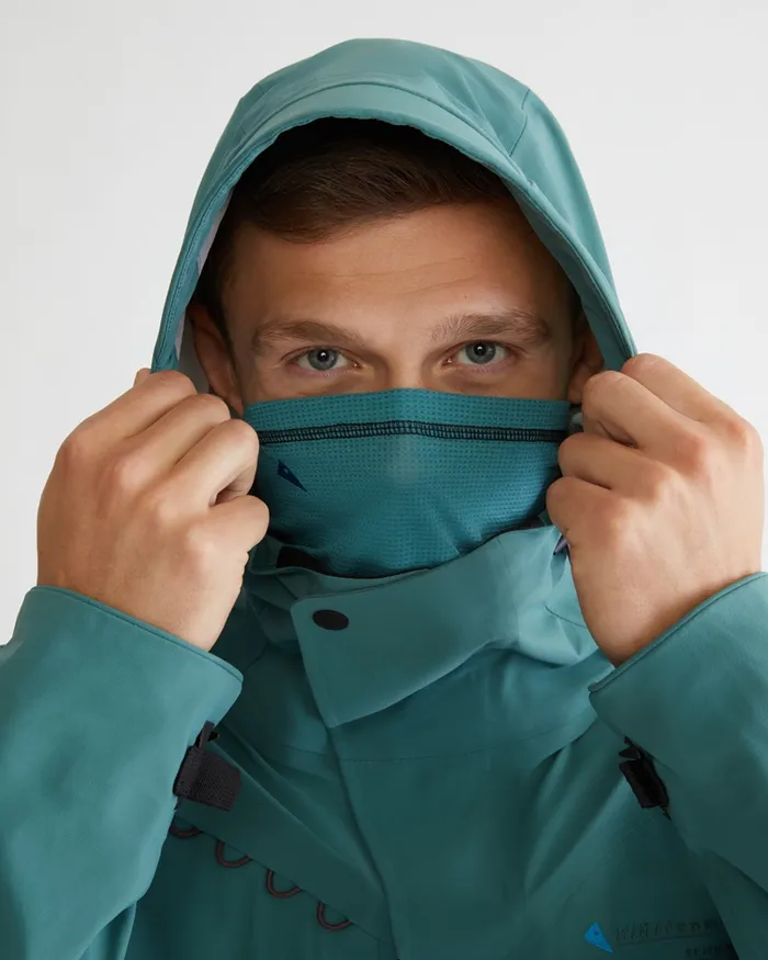MenWomen Allvis Neck Gaiter Raven Klttermusen Scarves and Neckwarmers