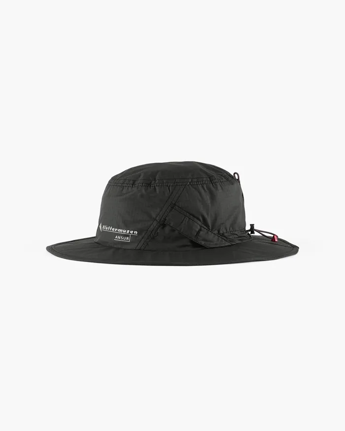 MenWomen Ansur Katla Cotton Hat Raven Black Klttermusen Hats and Caps