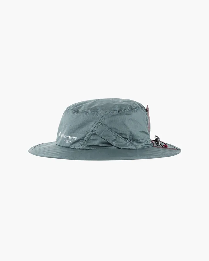 MenWomen Ansur Katla Cotton Hat Stone Blue Klttermusen Hats and Caps