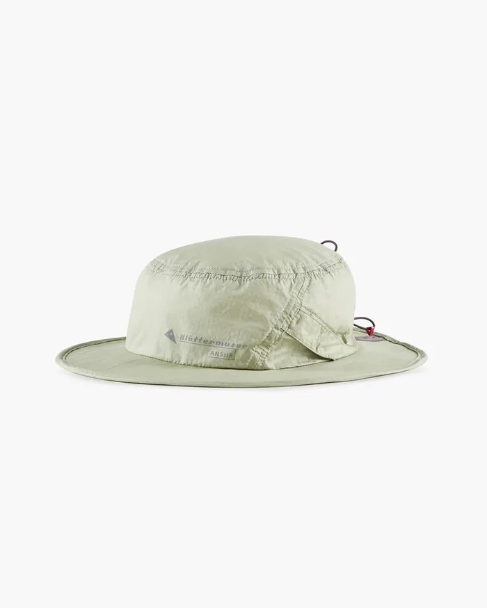 MenWomen Ansur Katla Cotton Hat Swamp Greensilver Green Klttermusen Hats and Caps