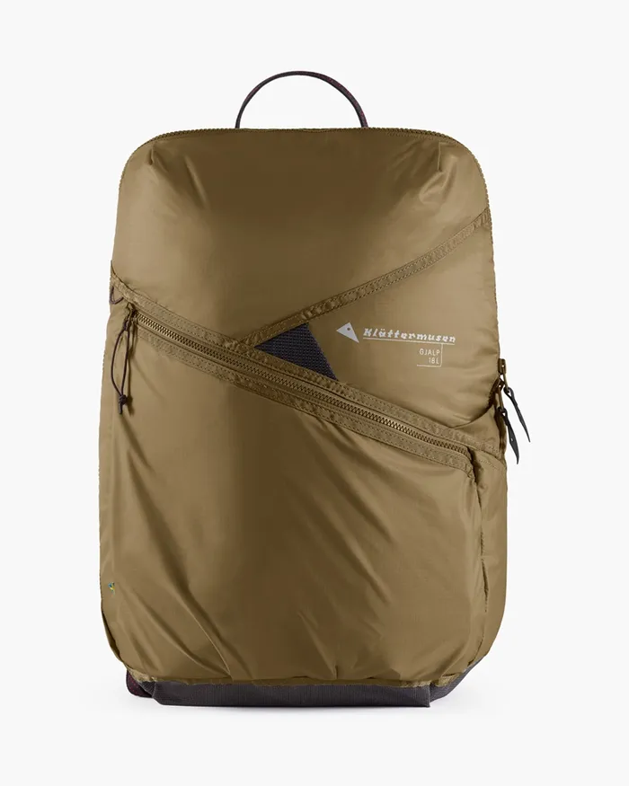 MenWomen Gjalp Functional Backpack 18L Olive Klttermusen SingleDay Backpacks 1832l