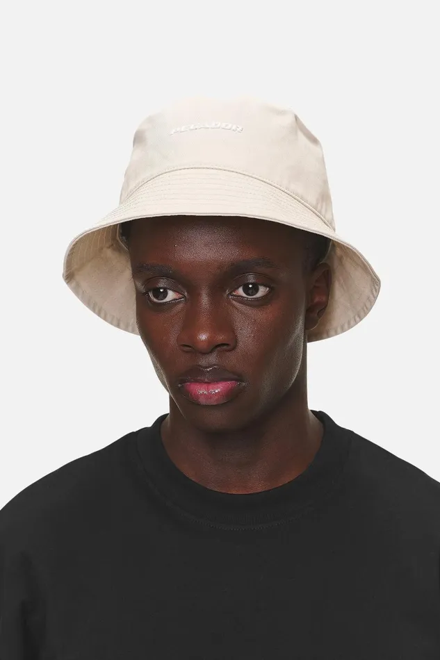 MenWomen Pegador Caps and Hats Logo Bucket Hat Desert Sand White MenWomen Pegador Caps and Hats Logo Bucket Hat Desert Sand White