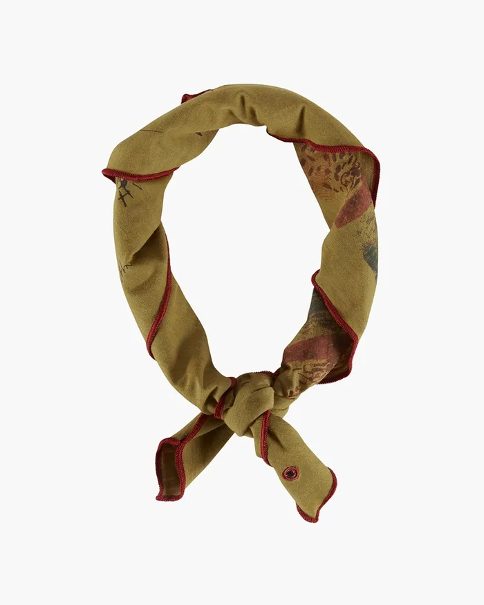 MenWomen Verdandi Scarf Britta Britta MarakattLabba Juniper Green Klttermusen Scarves and Neckwarmers