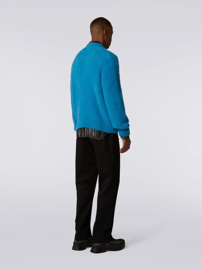 Men Wool Blend EnglishRibbed Cardigan Multicoloured Missoni Knitwear Men Wool Blend EnglishRibbed Cardigan Multicoloured Missoni Knitwear